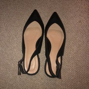 Pointed Toe sling back flats